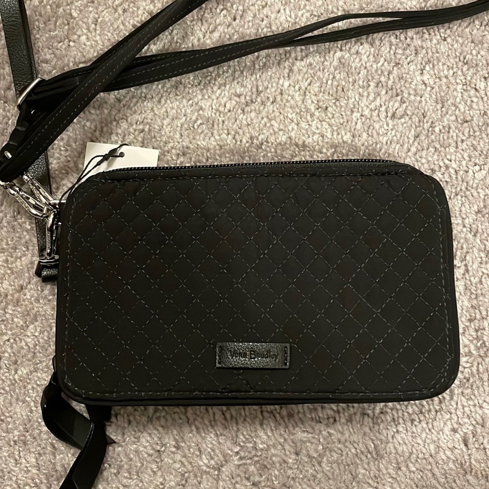 New With Tags Black Vera Bradley All in One Crossbody